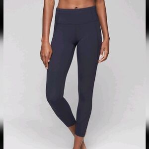 Athleta Salutation 7/8 Tight, NAVY SIZE Sm                #591375‎ -01